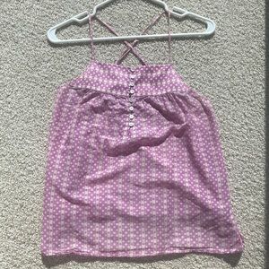 Theory sheer cross back tank